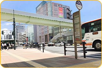 阪神バスの三宮駅前バス停